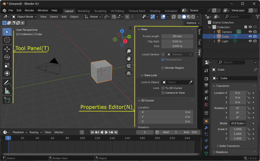 Blender Interface – 온더텍